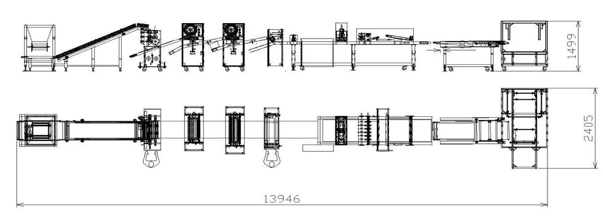 Donut Production Line, JH-4000